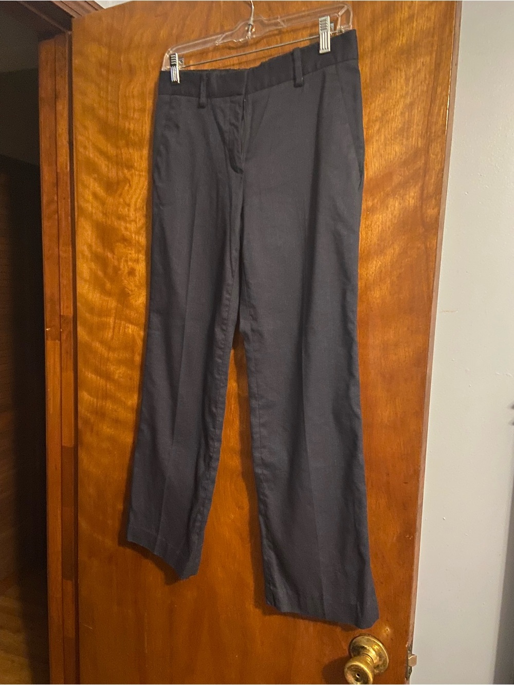 GAP Women's Boot Cut Pants in Dark Charcoal Gray